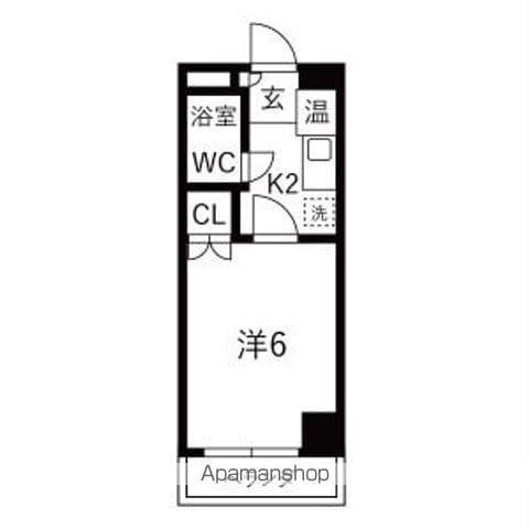 大仁マンション2(1K/1階)の間取り写真