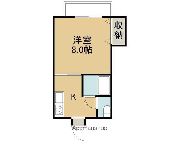 コーポ梓(1K/3階)の間取り写真