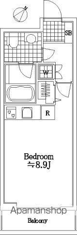 フォーディアル南池袋(ワンルーム/4階)の間取り写真