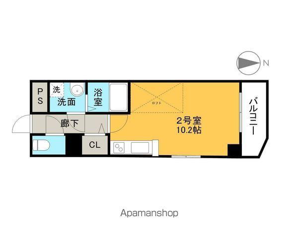 KATAYAMABLDG21(1K/9階)の間取り写真