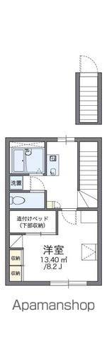 レオパレスマ メゾン(1K/2階)の間取り写真