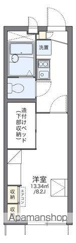 レオパレスこまつ(1K/1階)の間取り写真