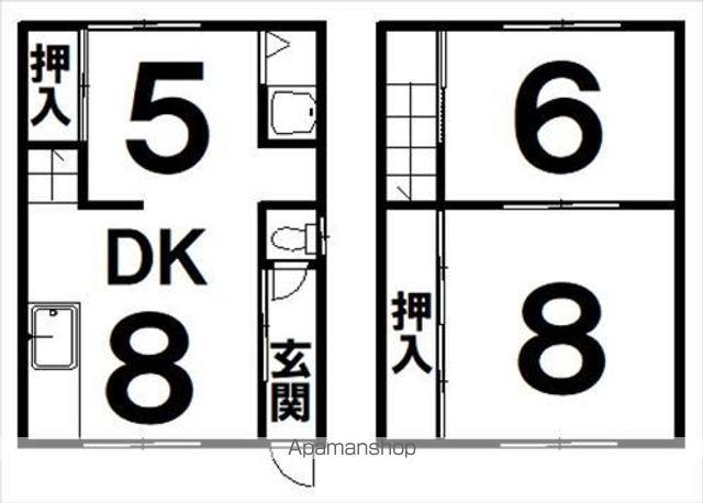 小林貸家西4・5(3DK)の間取り写真
