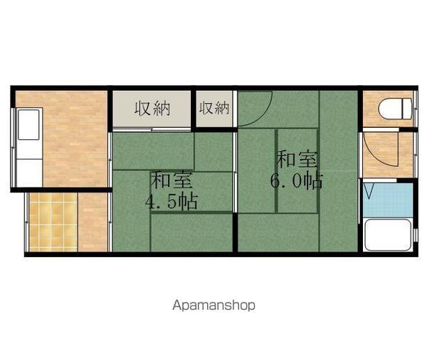 麻生川住宅(2K)の間取り写真