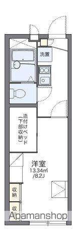 レオパレスMINEⅡ(1K/1階)の間取り写真