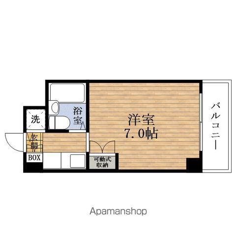 カセッティSHIMMACHI(ワンルーム/3階)の間取り写真