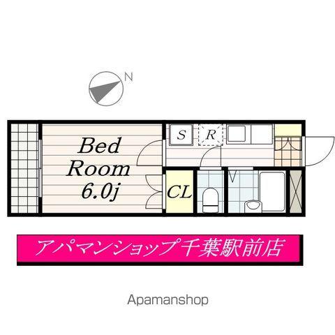 ハウスウステリアA棟・B棟・E棟・F棟(1K/1階)の間取り写真