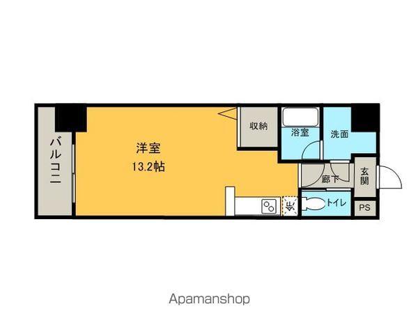 アヴニール白壁(ワンルーム/2階)の間取り写真