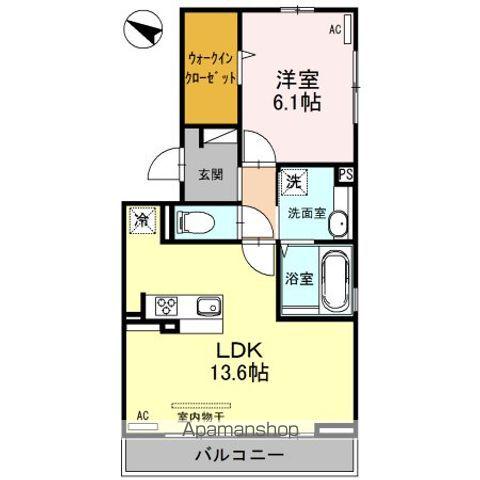 フィラエ(1LDK/3階)の間取り写真