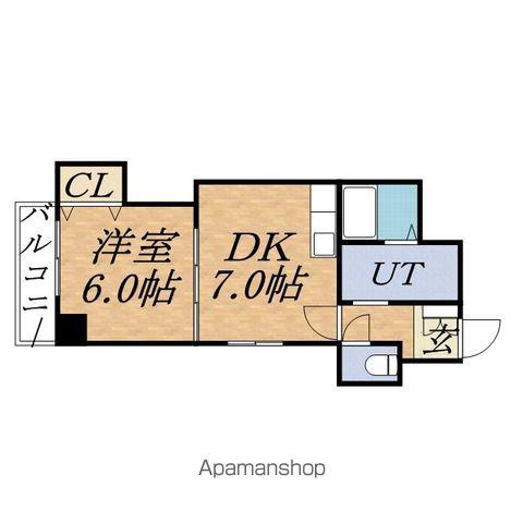 FRAGRANCE医大前(1DK/7階)の間取り写真