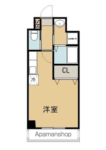 MKⅢ宮崎駅前通(ワンルーム/6階)の間取り写真