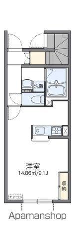 レオネクストパールソレイユ(1K/1階)の間取り写真