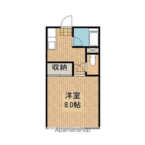 レジデンスコスモ上堂(1K/2階)の間取り写真