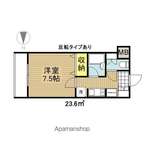 クレストステージ瑞穂(1K/2階)の間取り写真