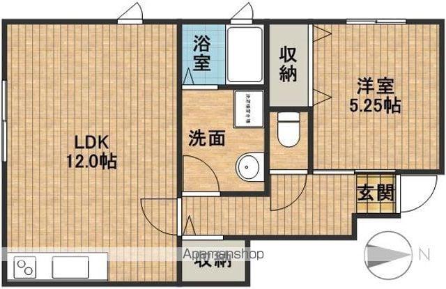 MICCHYSⅢ(1LDK/1階)の間取り写真