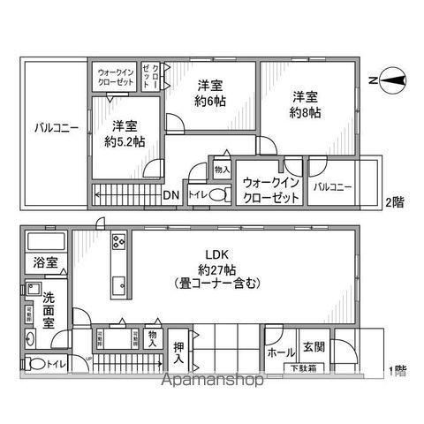 名鉄名古屋本線 名鉄岐阜駅 バス乗車時間:22分 長良高見バス停で下車 徒歩12分 2階建 築5年(3LDK)の間取り写真