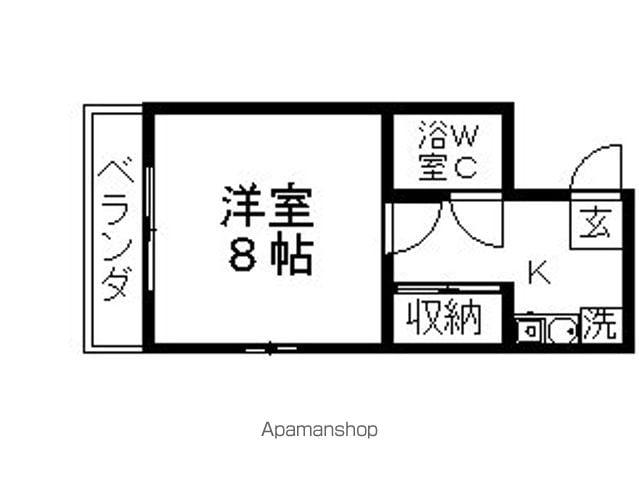 IS大曽根(1K/5階)の間取り写真