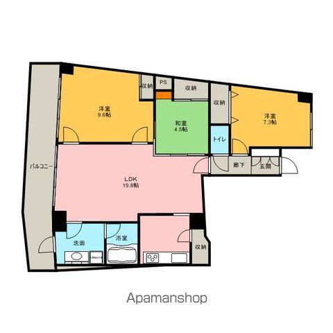 アイランドシティインフィニガーデンサウス棟(3LDK/6階)の間取り写真