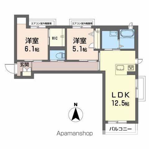 BEREO COMFORT KITASHIMADA(2LDK/3階)の間取り写真