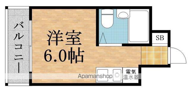 プレアール都島3(ワンルーム/3階)の間取り写真