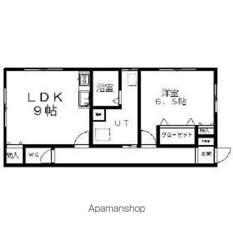 ボンファイヤーハウス(1LDK/2階)の間取り写真