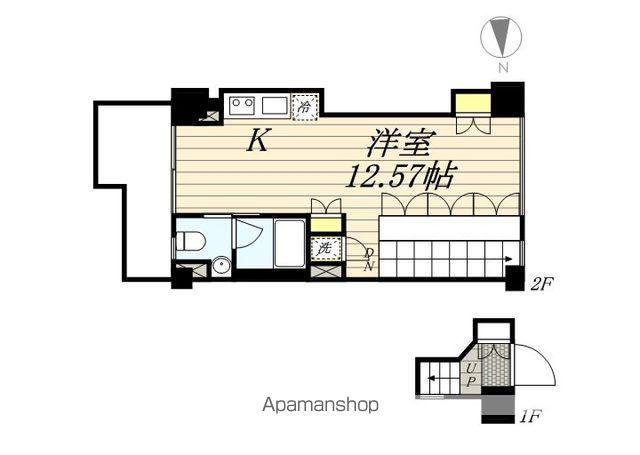 ROKA TERRAZZA(ワンルーム/3階)の間取り写真