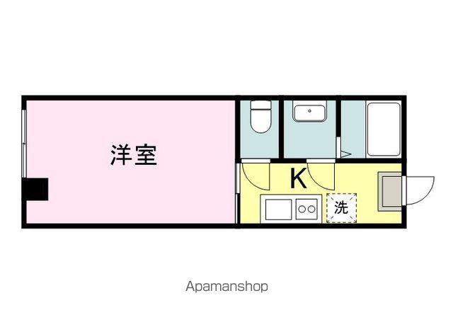SATOビル神辺(1K/3階)の間取り写真