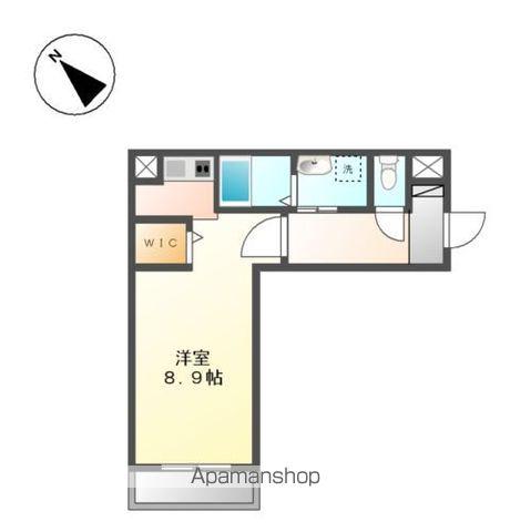 E・Jハウス(1K/2階)の間取り写真