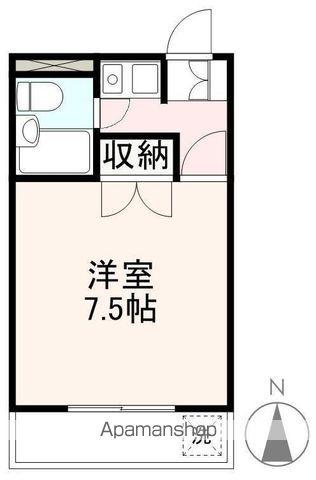 オーレックス扇町(1K/4階)の間取り写真