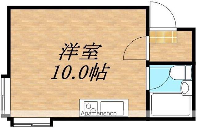 コーポマリーン(ワンルーム/2階)の間取り写真