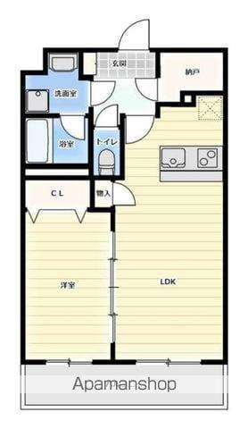 AMII(1LDK/1階)の間取り写真