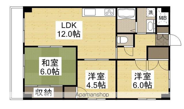 第2吉川ビル(3LDK/3階)の間取り写真