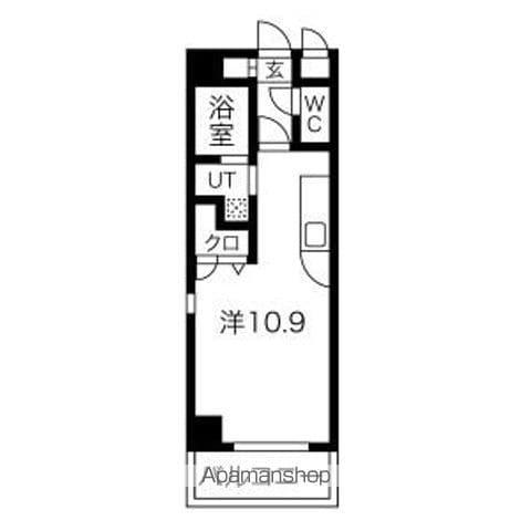 コート新栄(ワンルーム/3階)の間取り写真