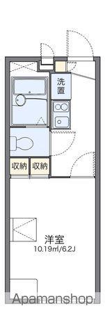 レオパレスラーク取手(1K/2階)の間取り写真