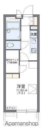 レオパレス片野S(1K/3階)の間取り写真