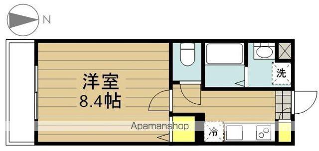サンプレシャス(1K/2階)の間取り写真