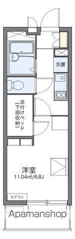 レオパレス西志賀(1K/2階)の間取り写真