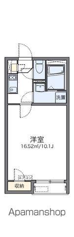 レオネクストルミナーレⅡ(1K/2階)の間取り写真