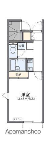 レオネクスト延珠北(1K/1階)の間取り写真