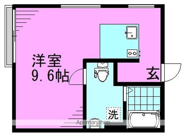 TRIAS236(ワンルーム/2階)の間取り写真