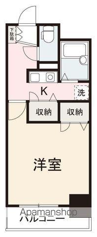 オレンジコート栗林(1K/7階)の間取り写真