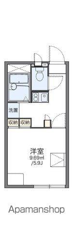 レオパレスミーテ(1K/2階)の間取り写真