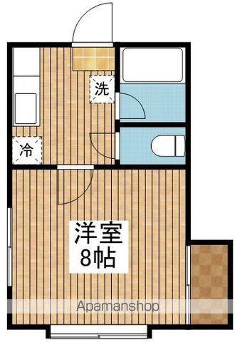 カサベルデ旭町(1K/2階)の間取り写真