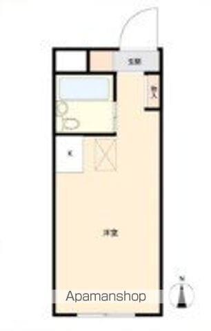 スカイコート高円寺(ワンルーム/2階)の間取り写真