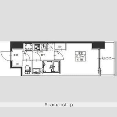 S-RESIDENCE堺湊駅前AZURE(1K/9階)の間取り写真