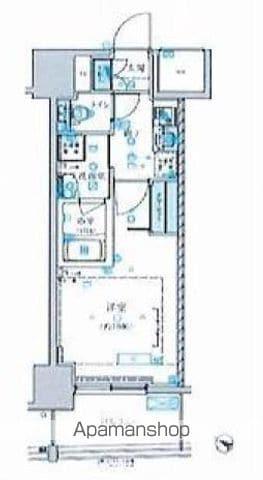 VERXEED横濱大通公園(1K/4階)の間取り写真