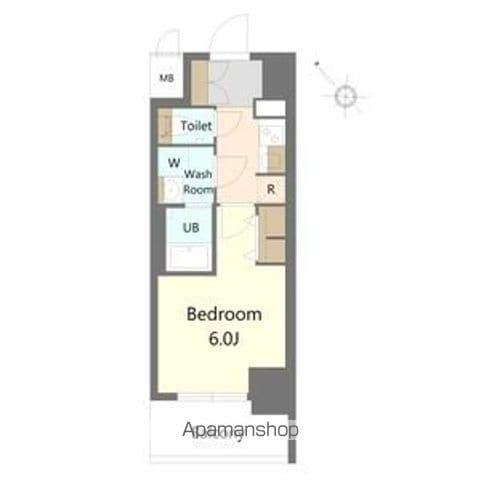 S-RESIDENCE野並駅前BROAD(1K/11階)の間取り写真