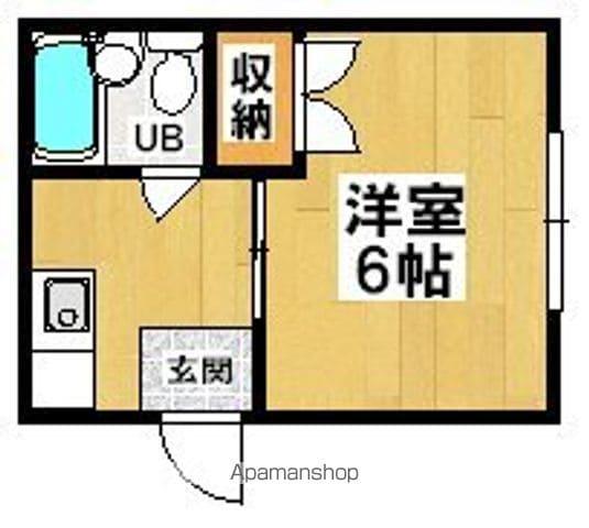 アベニュー西長居(1K/1階)の間取り写真