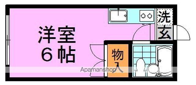 メゾンクレール(ワンルーム/2階)の間取り写真