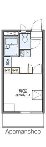 レオパレス華Ⅱ(1K/3階)の間取り写真